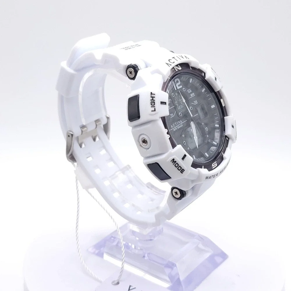 Activa X Invicta ACW8045-001 Digital Watch 53mm White New